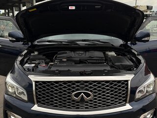 2015 Infiniti QX80 I Рестайлинг, синий, 2200000 рублей, вид 3
