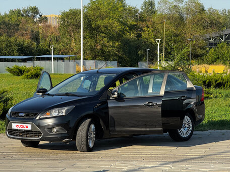 2008 Ford Focus II Рестайлинг, чёрный, 590000 рублей, вид 2
