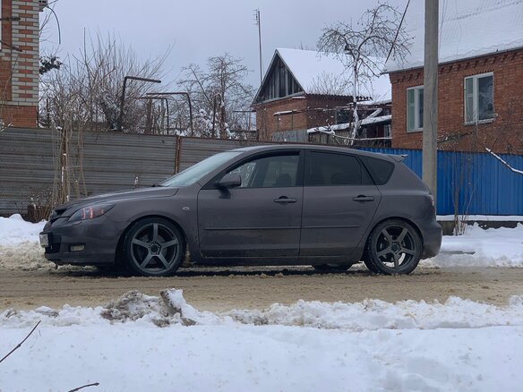 2008 Mazda 3 I (BK) Рестайлинг, серый, 740000 рублей - вид 9