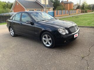 2005 Mercedes-Benz C-Класс 200 II (W203) Рестайлинг, чёрный, 795000 рублей, вид 2
