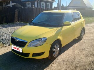 2011 Skoda Fabia II Рестайлинг, жёлтый, 420000 рублей, вид 1