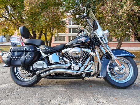 2010 Harley-Davidson Heritage Classic, чёрный, 910000 рублей, вид 1