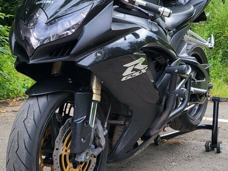 2008 Suzuki GSX-R 600, чёрный, 710000 рублей, вид 2