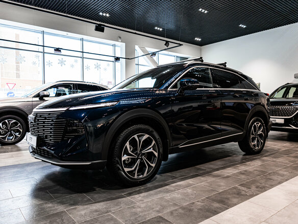 2026 Haval F7 II, синий - вид 3