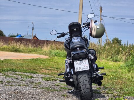 2011 Harley-Davidson Fat Bob, чёрный, 850000 рублей, вид 3