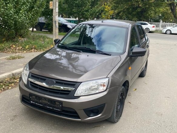 2016 Lada (ВАЗ) Granta I, коричневый, 460000 рублей