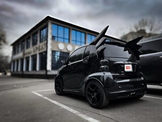 2009 Smart Fortwo II, чёрный, 1299999 рублей, вид 1
