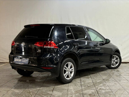 2013 Volkswagen Golf VII, чёрный, 760000 рублей, вид 3