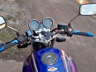 2003 Honda CB 400 Super Four, синий, 250000 рублей, вид 5
