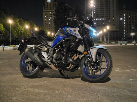 2021 Yamaha MT-03, синий, 600000 рублей, вид 1