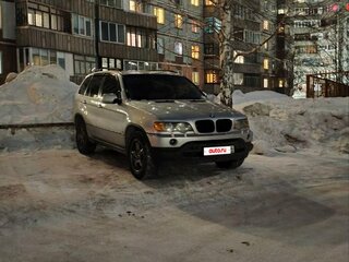 2002 BMW X5 4.4i I (E53), серебристый, 565000 рублей, вид 3