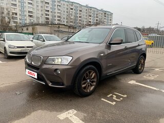 2012 BMW X3 28i xDrive II (F25), коричневый, 1400000 рублей, вид 1