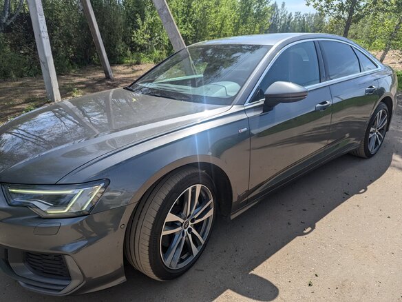 2021 Audi A6 45 TFSI V (C8), серый, 4650000 рублей - вид 9