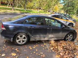 2008 Honda Civic VIII Рестайлинг, синий, 540000 рублей, вид 2