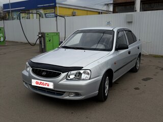 2009 Hyundai Accent ТагАЗ II, серебристый, 460000 рублей, вид 2