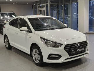 2018 Hyundai Solaris II, белый, 1292000 рублей, вид 3