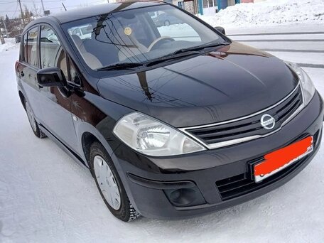 2012 Nissan Tiida I Рестайлинг, чёрный, 745000 рублей, вид 4