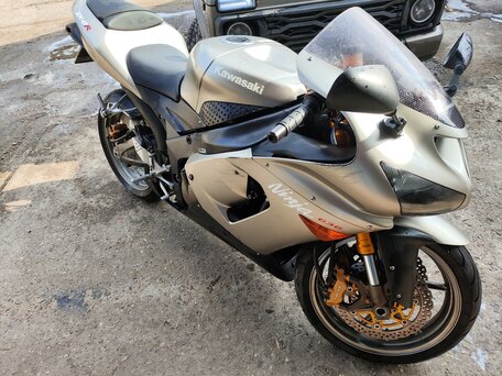 2005 Kawasaki ZX-6 Ninja, золотистый, 460000 рублей, вид 2