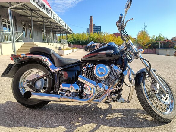 1999 Yamaha XVS400 Drag Star, чёрный, 330000 рублей - вид 4