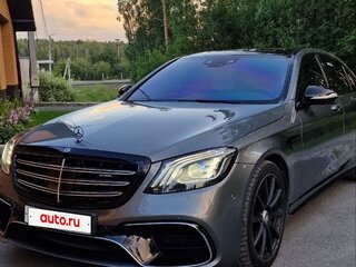 2017 Mercedes-Benz S-Класс AMG 63 AMG Long III (W222, C217) Рестайлинг, серый, 8999999 рублей, вид 1