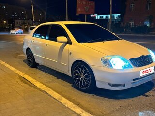 2002 Toyota Corolla IX (E120, E130), белый, 635000 рублей, вид 1