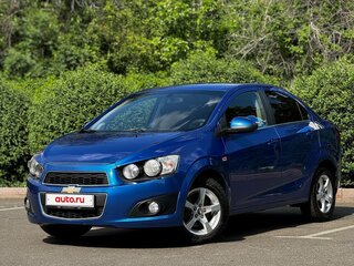 2013 Chevrolet Aveo II, синий, 620000 рублей, вид 1
