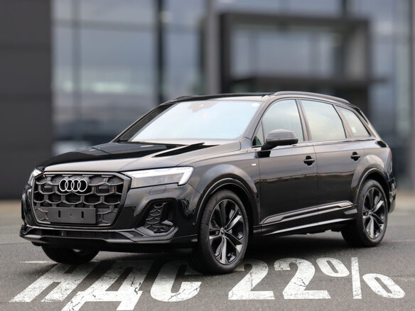 2025 Audi Q7 50 TDI II (4M) Рестайлинг 2, чёрный