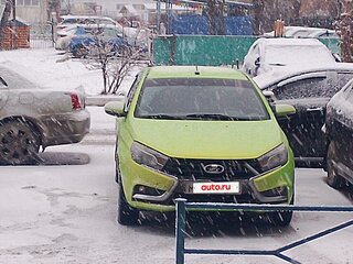 2016 Lada (ВАЗ) Vesta I, жёлтый, 583000 рублей, вид 2
