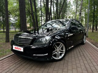 2011 Mercedes-Benz C-Класс 180 BlueEFFICIENCY III (W204) Рестайлинг, чёрный, 1459999 рублей, вид 1