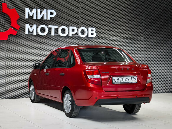 2018 Lada (ВАЗ) Granta I Рестайлинг, красный, 499000 рублей - вид 5