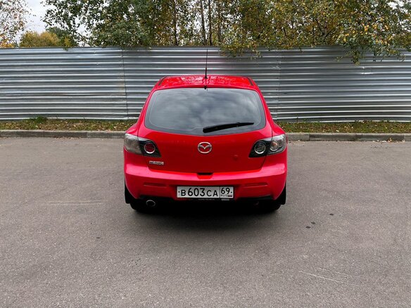 2007 Mazda 3 I (BK) Рестайлинг, красный - вид 4