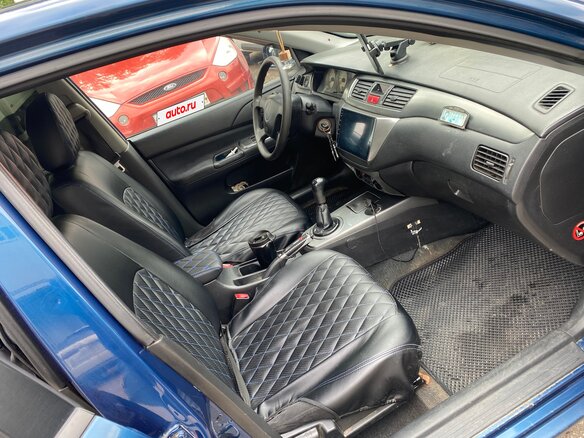 2005 Mitsubishi Lancer IX Рестайлинг, синий, 350000 рублей - вид 4