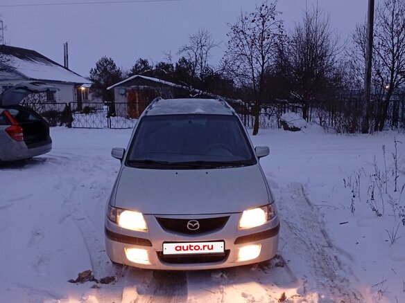 2001 Mazda Premacy I (CP), серый, 300000 рублей - вид 1