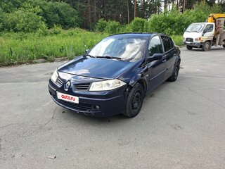 2007 Renault Megane II Рестайлинг, синий, 360000 рублей, вид 2