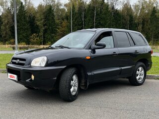 2007 Hyundai Santa Fe Classic Classic, чёрный, 845000 рублей, вид 1