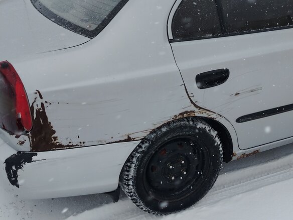 2003 Hyundai Accent ТагАЗ II, серебристый, 200000 рублей - вид 9