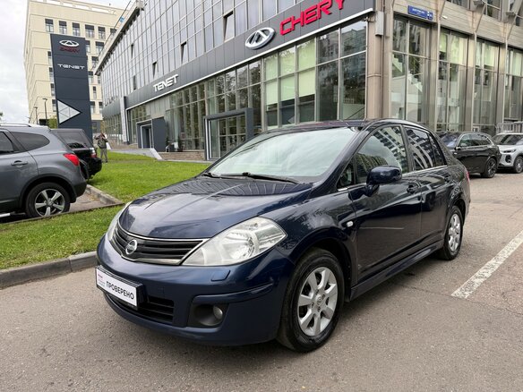 2012 Nissan Tiida I Рестайлинг, синий