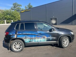2009 Volkswagen Tiguan I, чёрный, 800000 рублей, вид 4