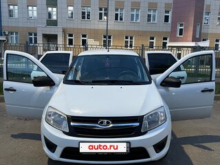 2017 Lada (ВАЗ) Granta I, белый, 360000 рублей, вид 2