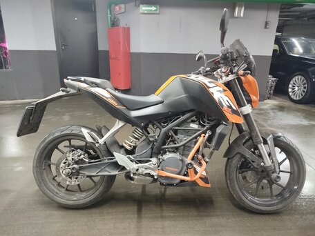 2014 KTM 125 Duke, оранжевый, 349000 рублей, вид 3