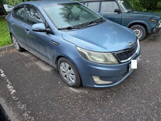 2013 Kia Rio 4-speed III, голубой, 498000 рублей, вид 2