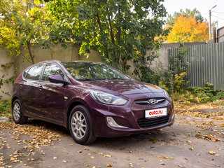 2012 Hyundai Solaris I, фиолетовый, 745000 рублей, вид 5