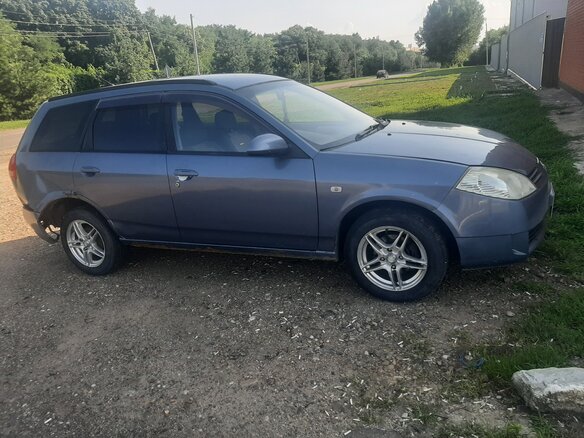 2002 Nissan Wingroad II (Y11) Рестайлинг, голубой, 260000 рублей - вид 1