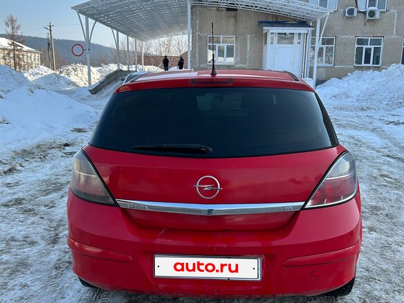 2007 Opel Astra H Рестайлинг, красный, 430000 рублей - вид 7