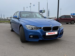 2016 BMW 3 серии 320i xDrive VI (F3x) Рестайлинг, синий, 2200000 рублей, вид 4