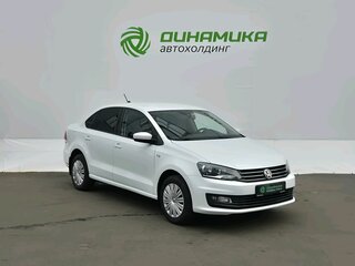 2018 Volkswagen Polo V Рестайлинг, белый, 1315000 рублей, вид 3