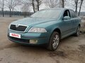 2008 Skoda Octavia II (A5), синий, 400000 рублей
