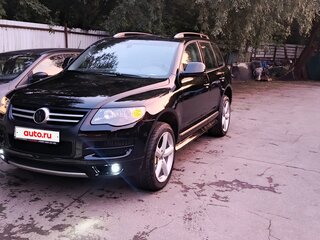 2008 Volkswagen Touareg I Рестайлинг, чёрный, 1200000 рублей, вид 3