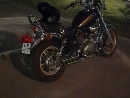 1988 Yamaha XV750 Virago, коричневый, 275000 рублей, вид 2