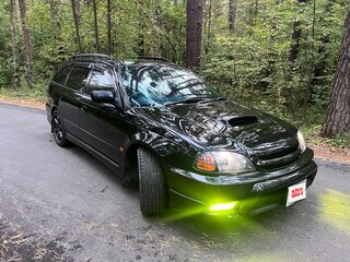2000 Toyota Caldina II Рестайлинг, чёрный, 950000 рублей, вид 3